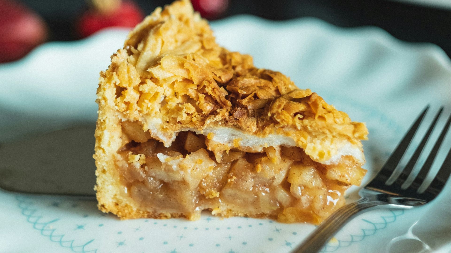 brown sliced cake on round white ceramic saucer