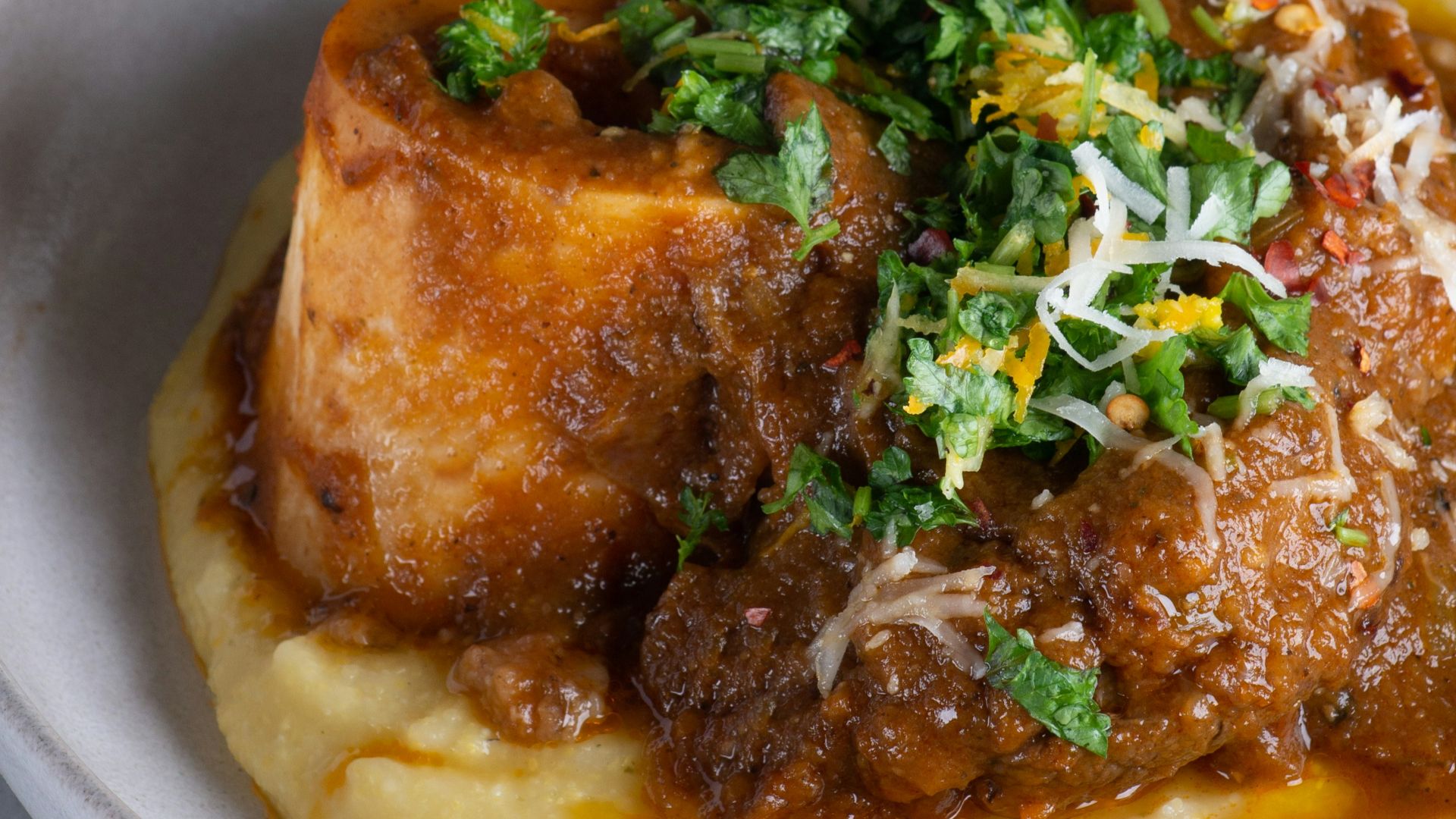 cooked food on white ceramic plate