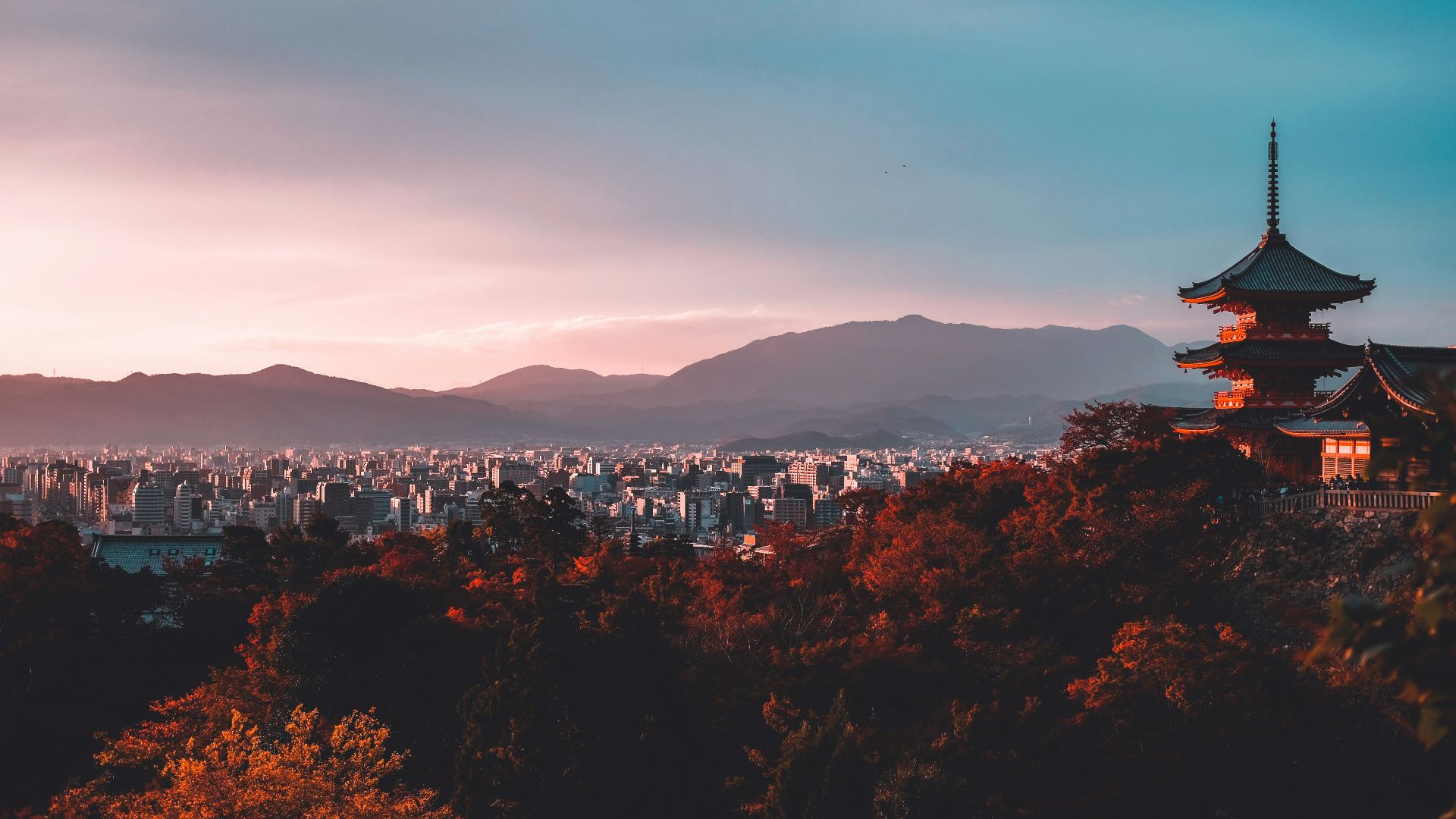 pagoda surrounded by trees