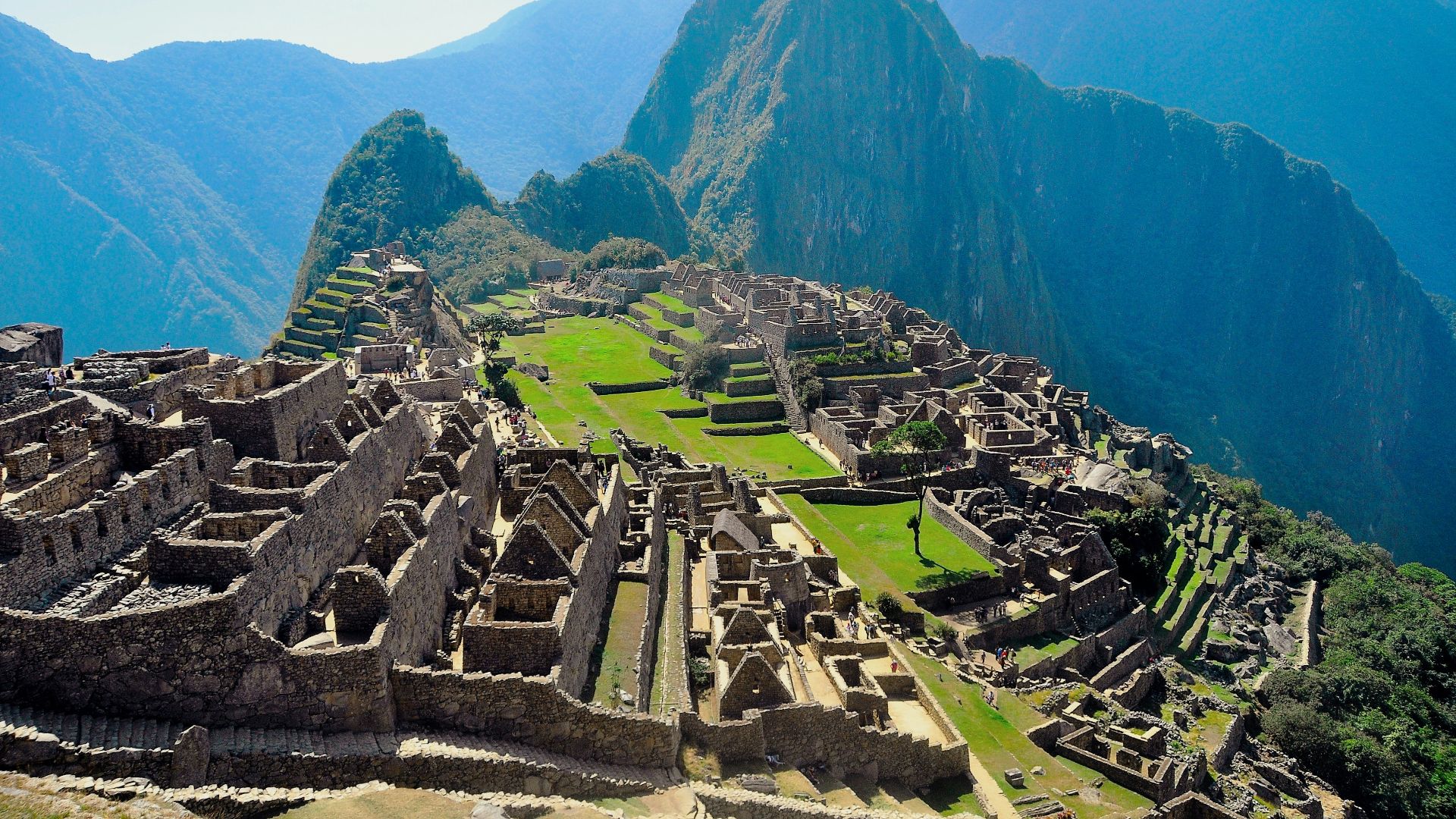 aerial view of green mountains during daytime