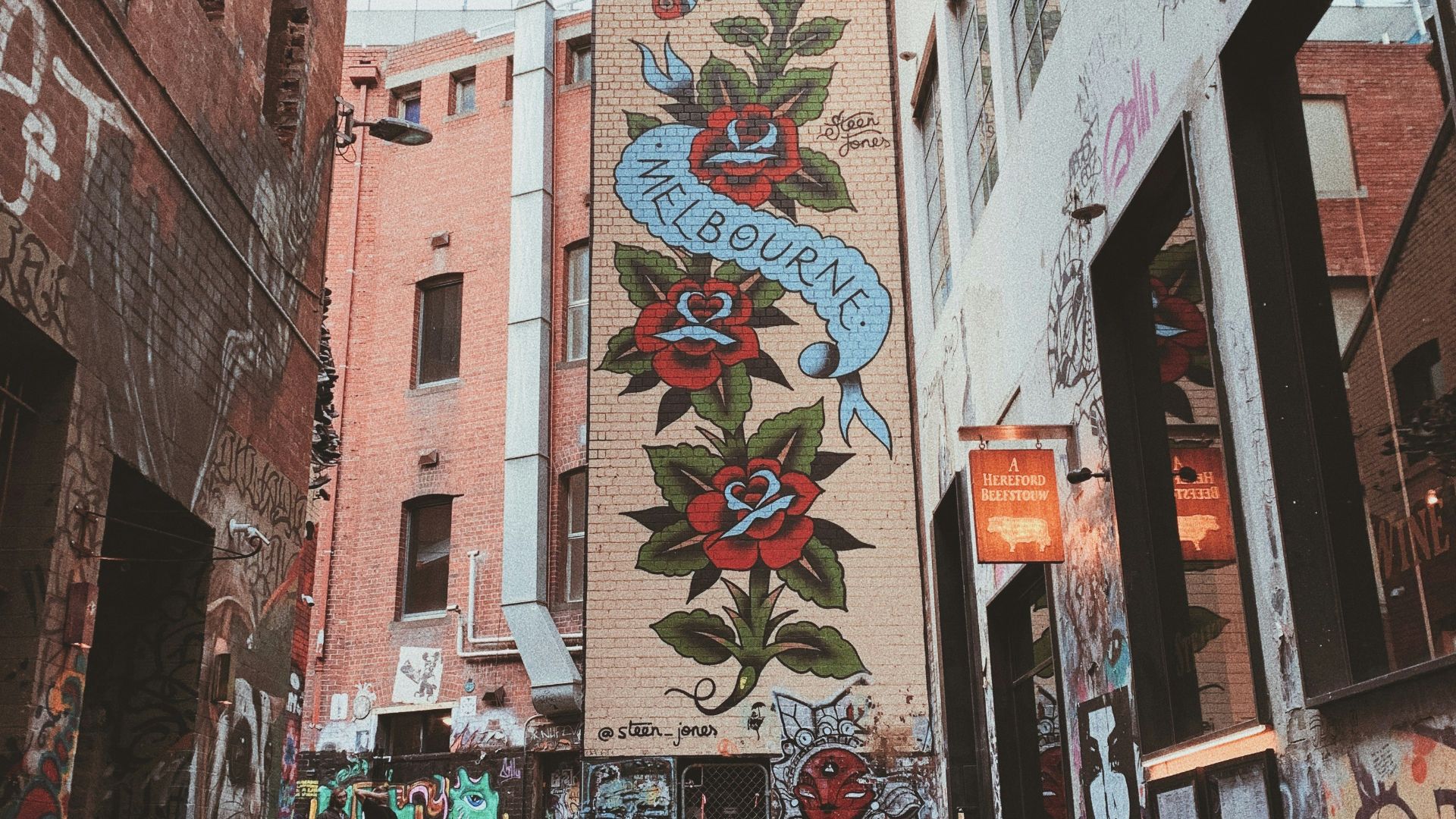 wall painting during daytime