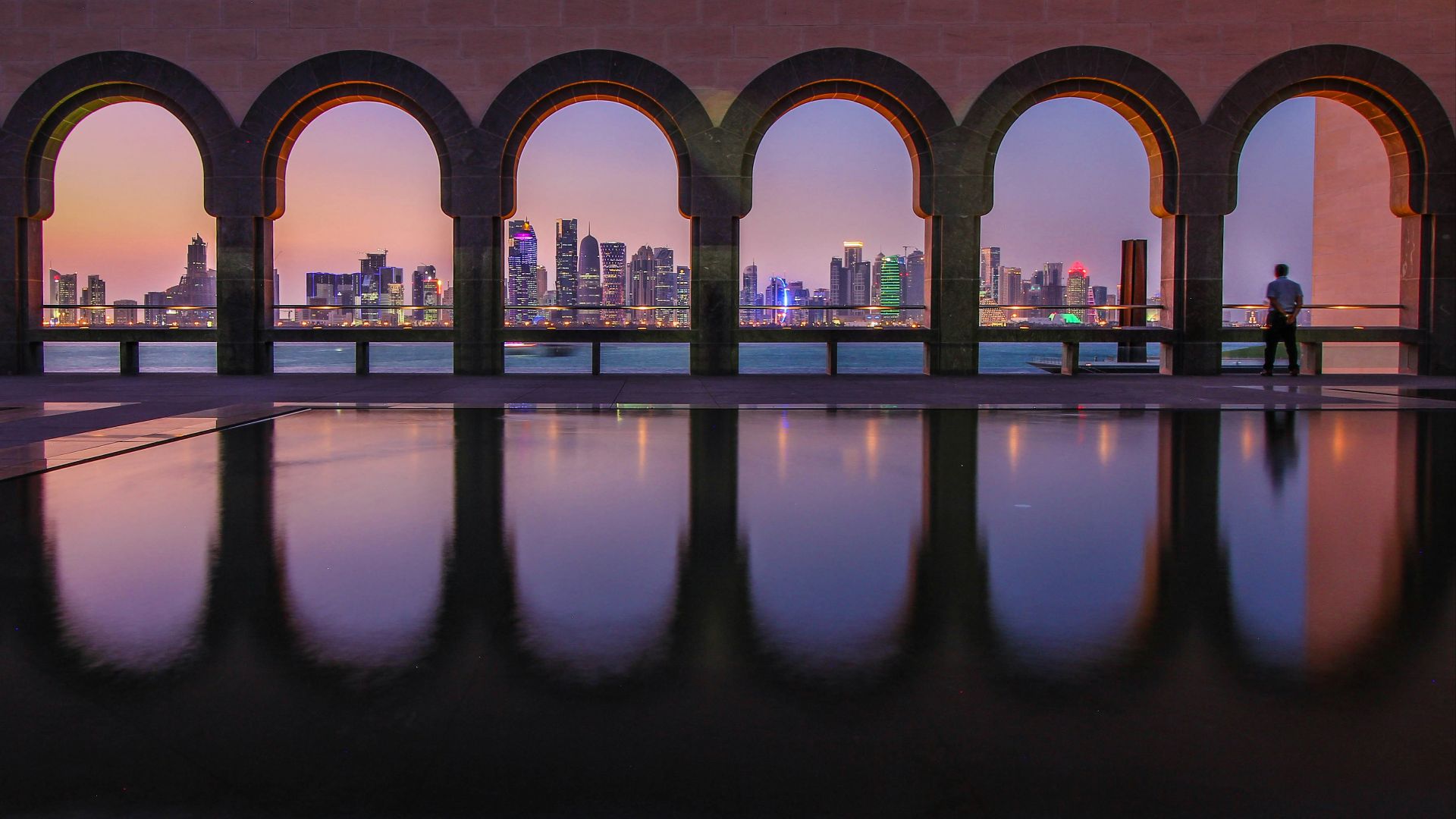 black concrete bridge