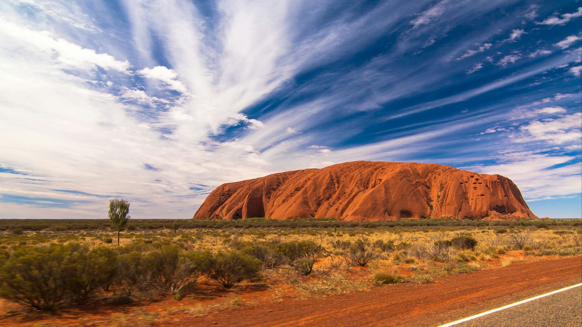 landscape photography of mountain under blue sky
