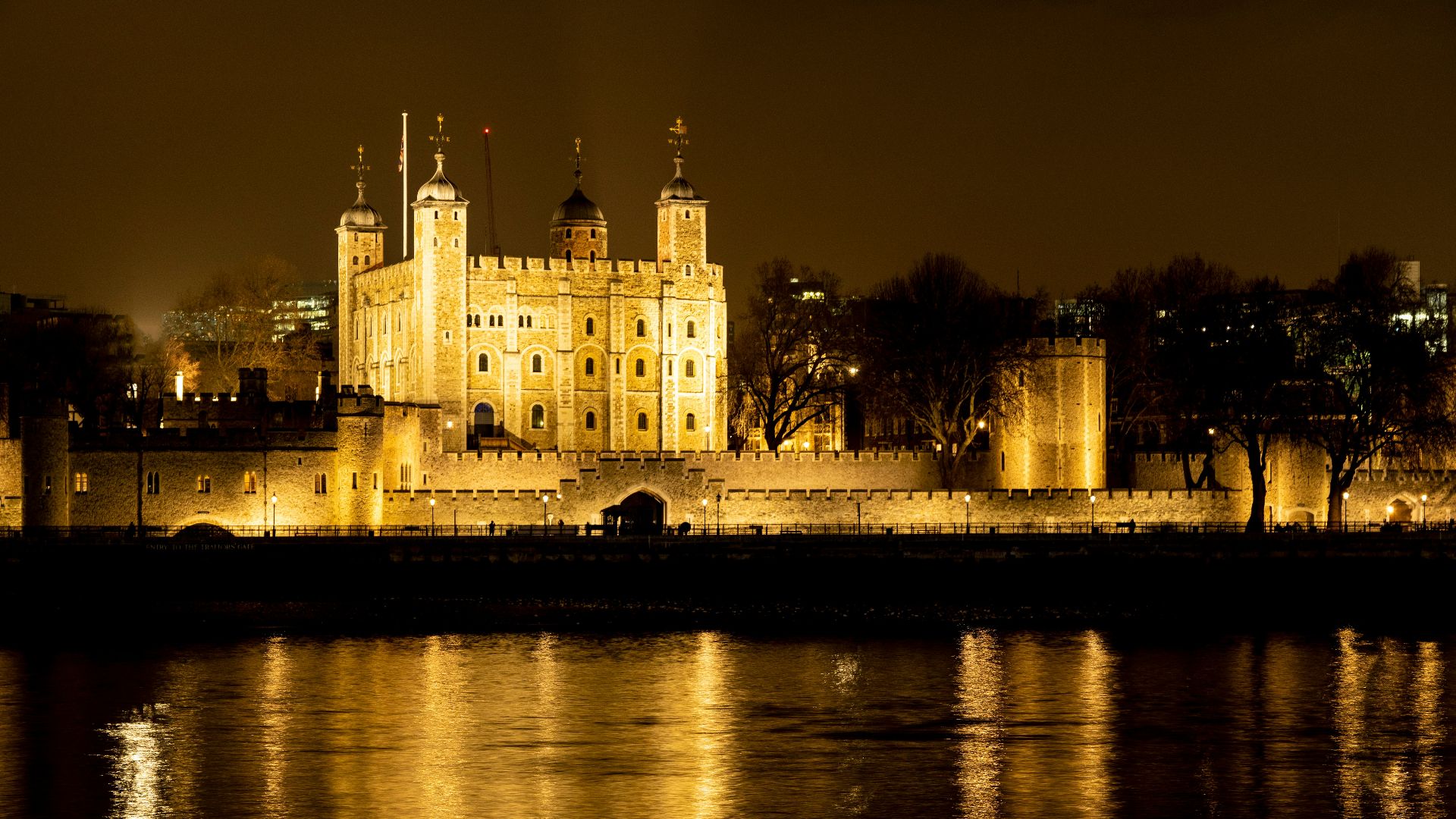 cathedral facing body of water