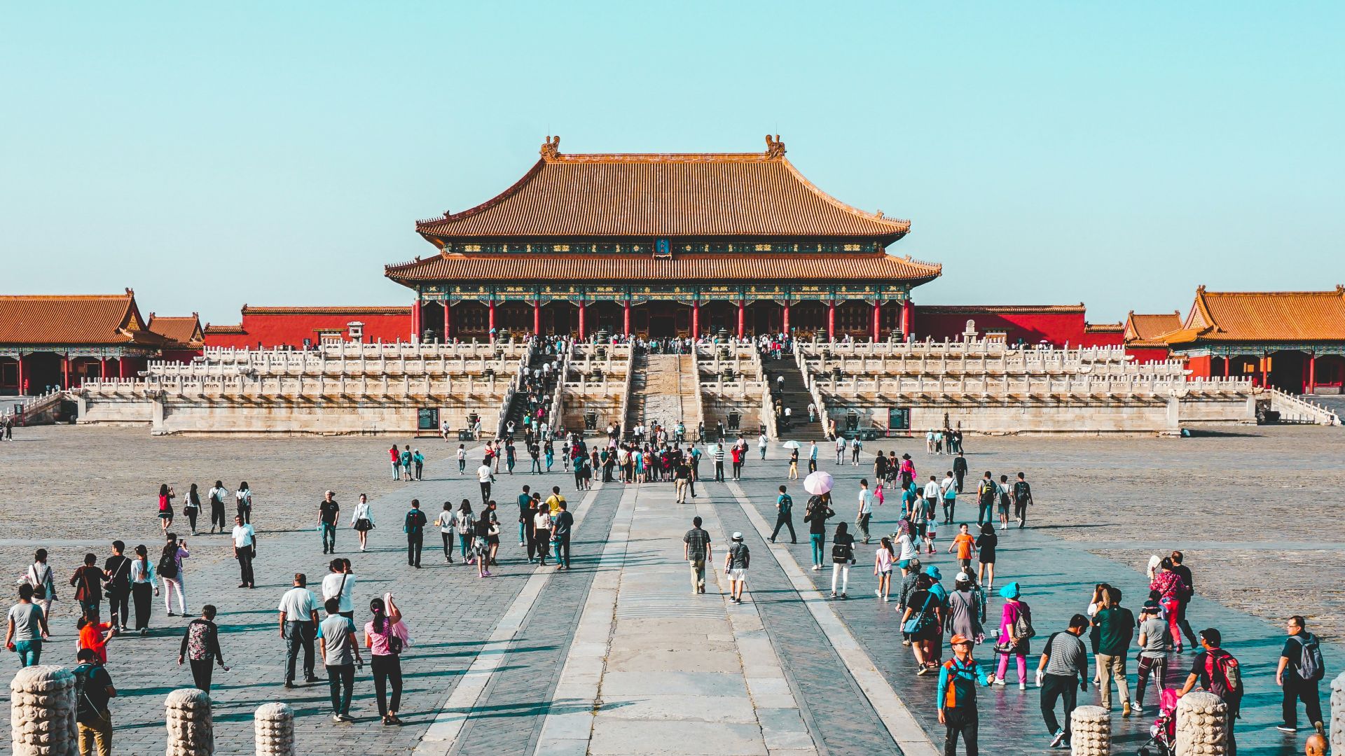 people at Forbidden City in China during daytime