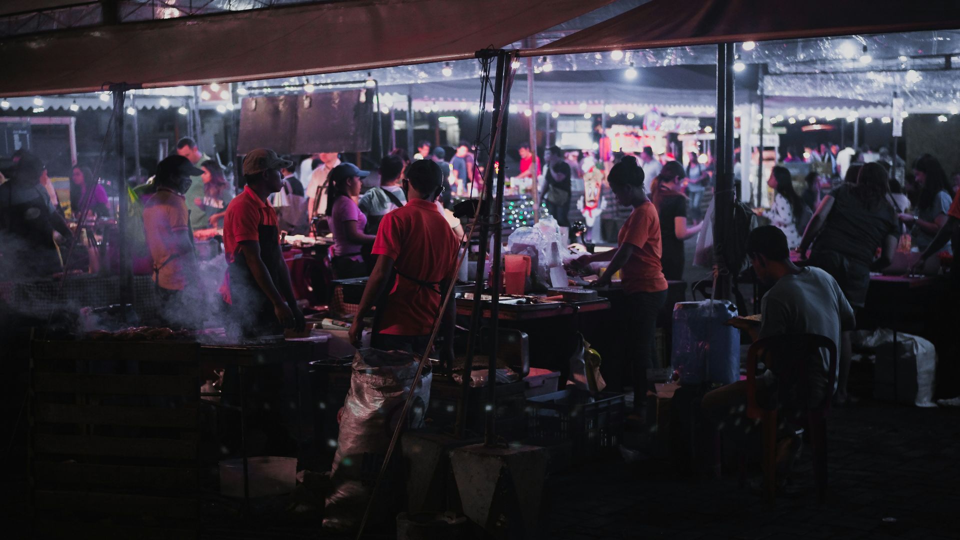 people in restaurant