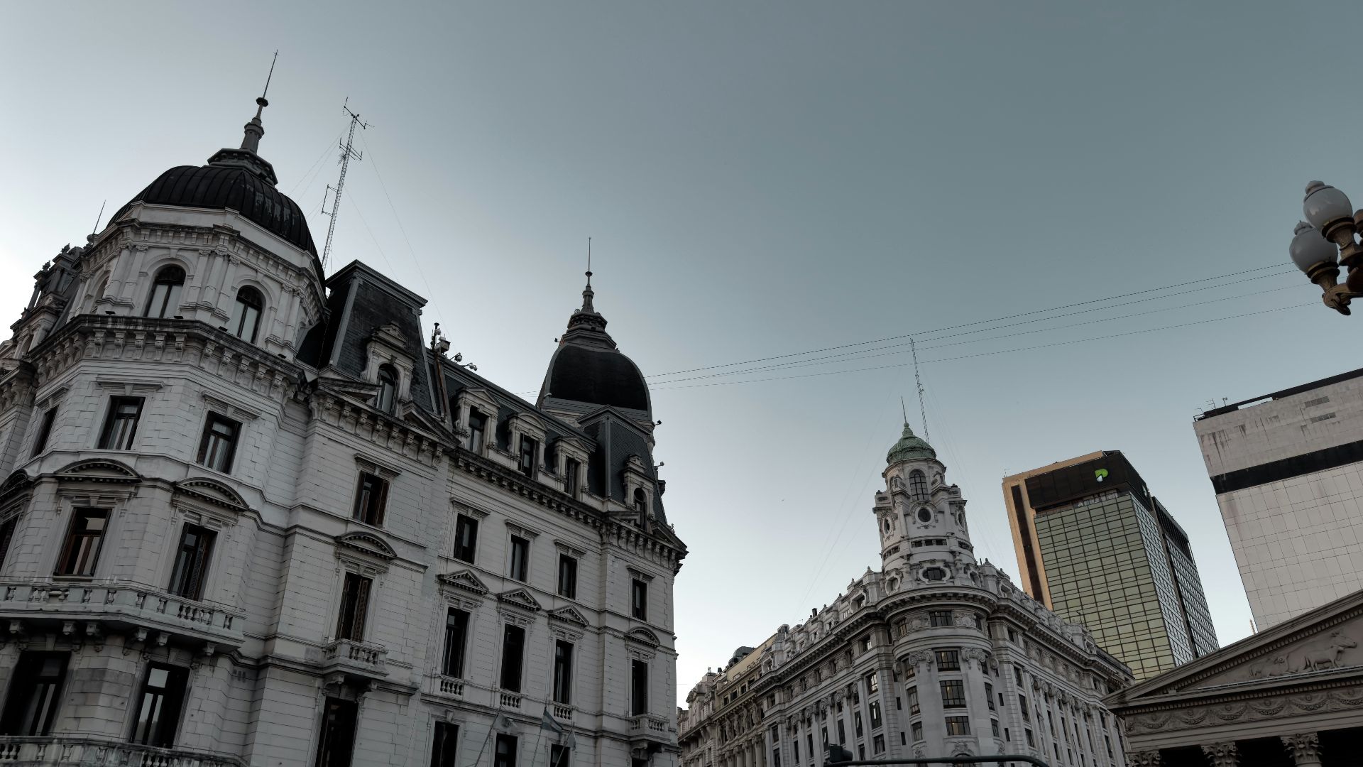 a large building with a clock on the top of it