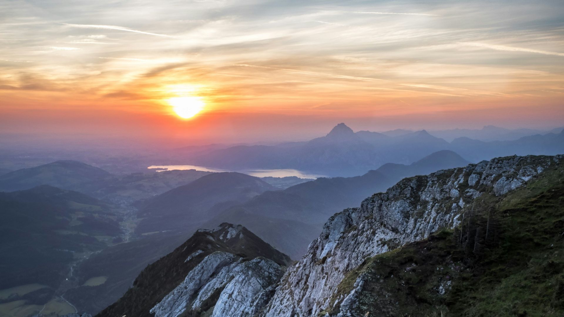 bird's eye view of gray mountain during daytime