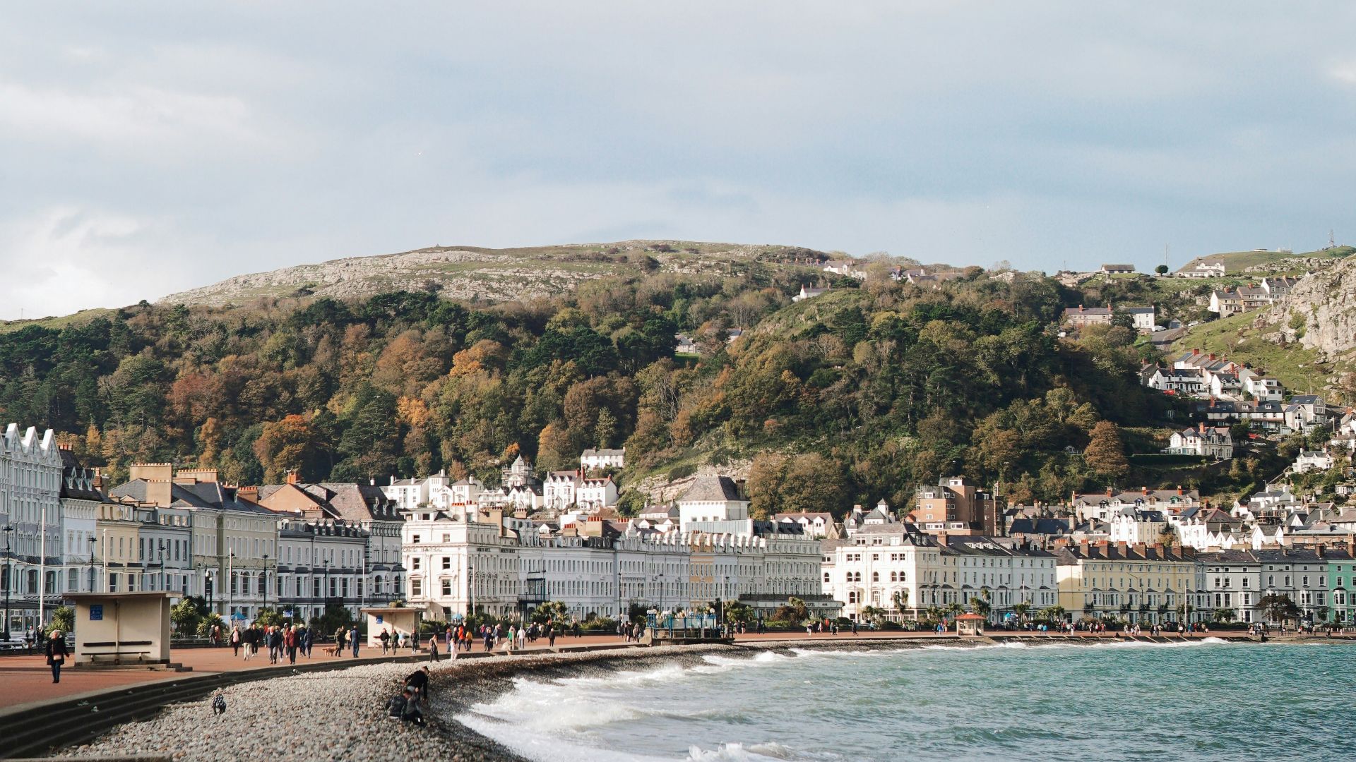 a rocky beach next to a body of water