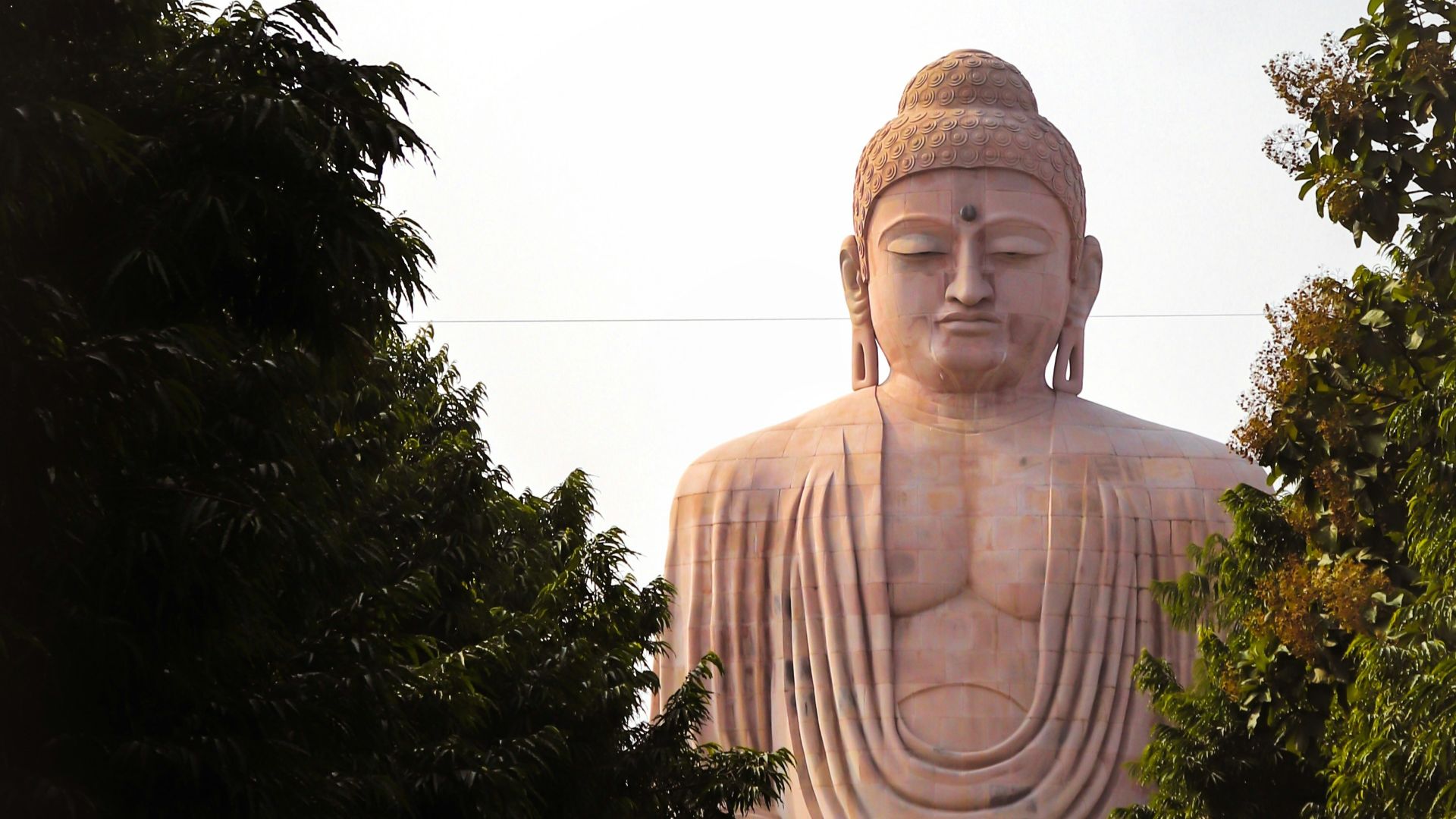 a large statue of a person