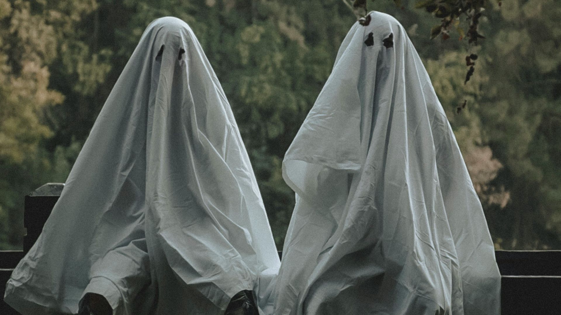 white textile on black wooden fence