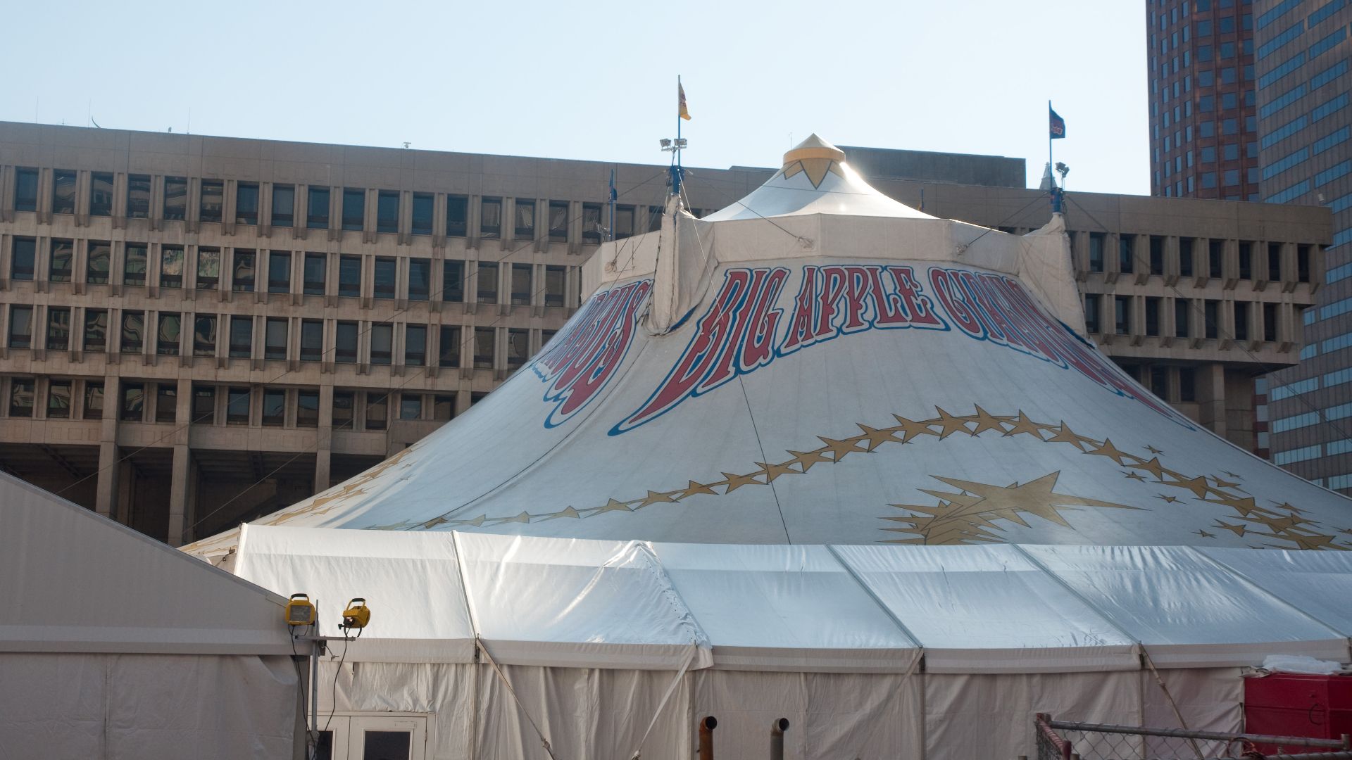 File:Big Apple Circus and Boston City Hall, 2 April 2011 - Flickr - PhillipC.jpg