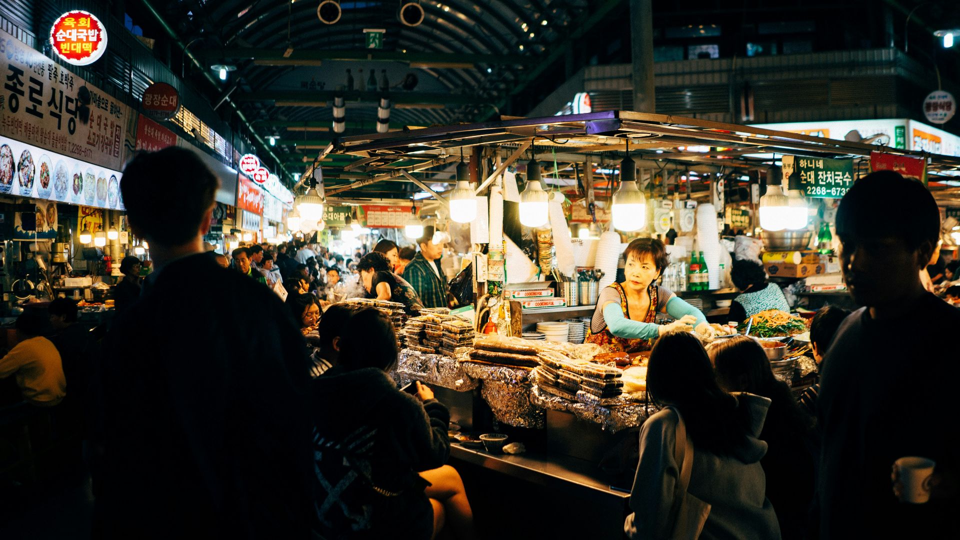 people inside market