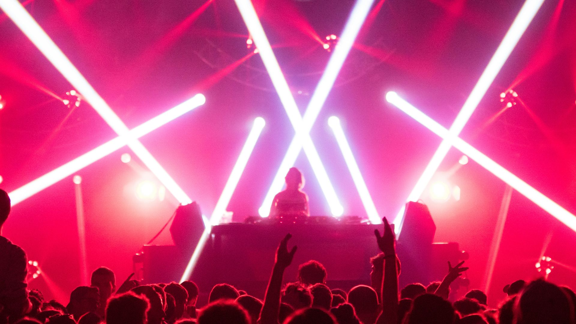 group of people enjoying concert