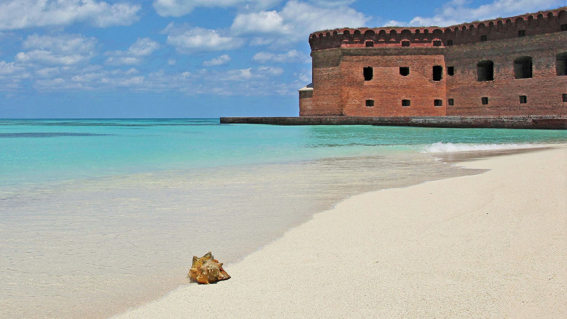 brown concrete building on beach during daytime