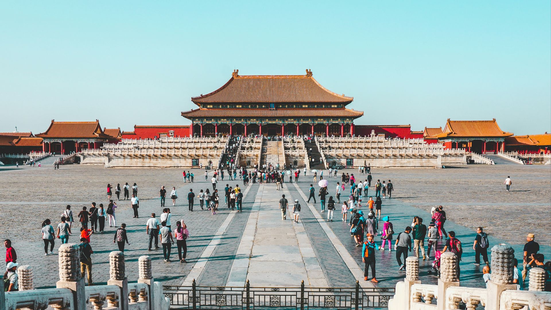 people at Forbidden City in China during daytime
