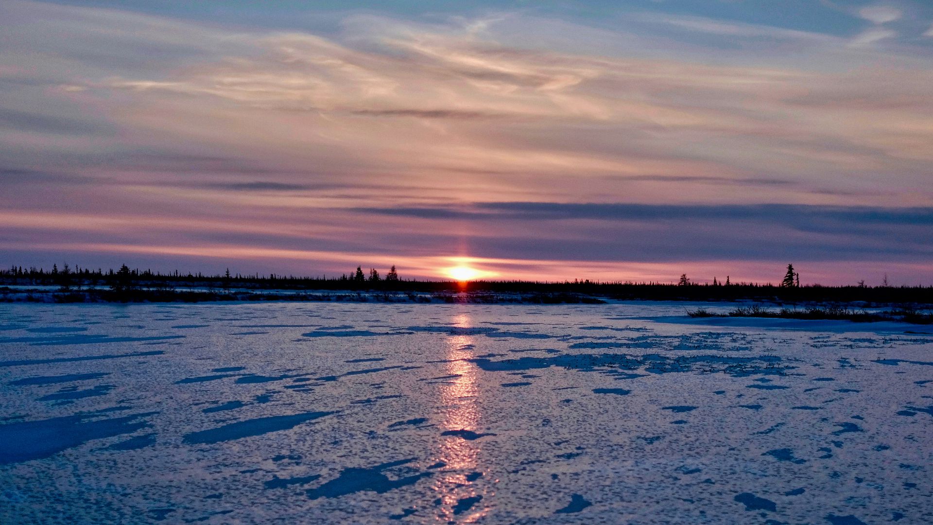 silhouette photo of sunset