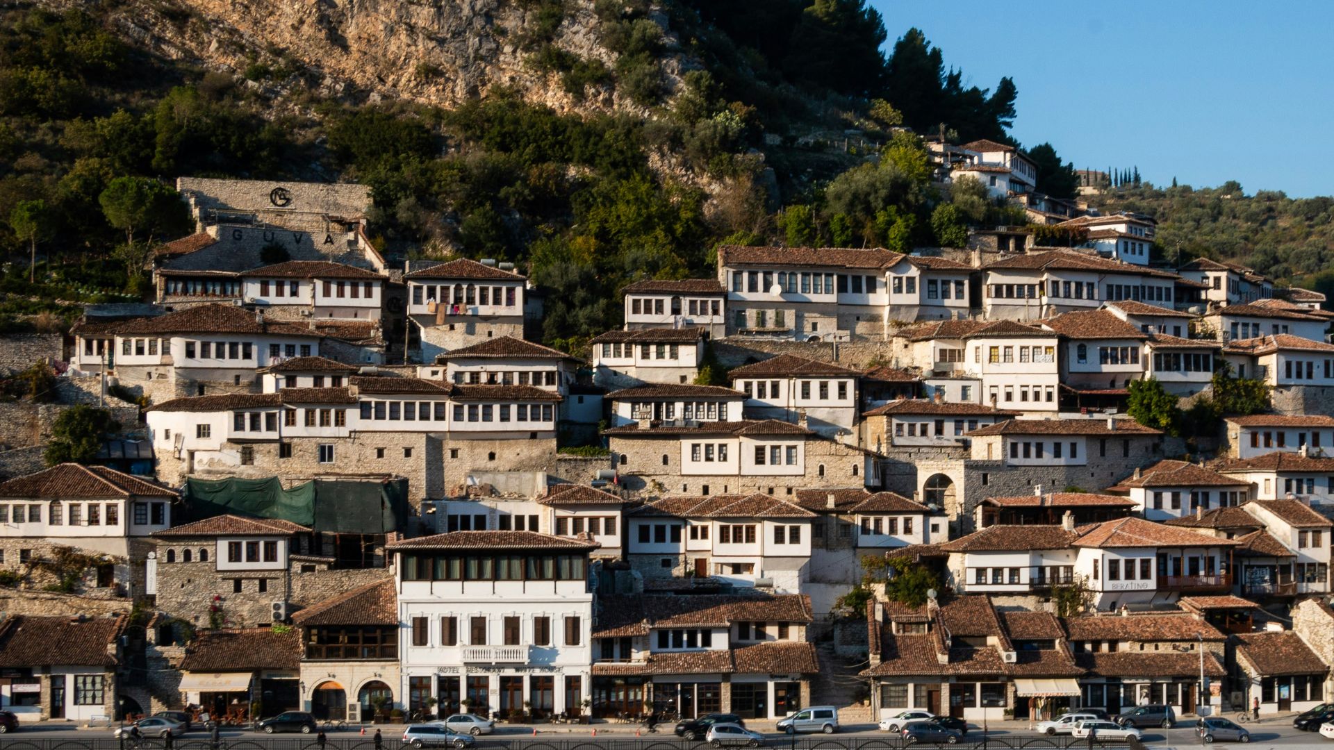 a large group of houses on a hillside