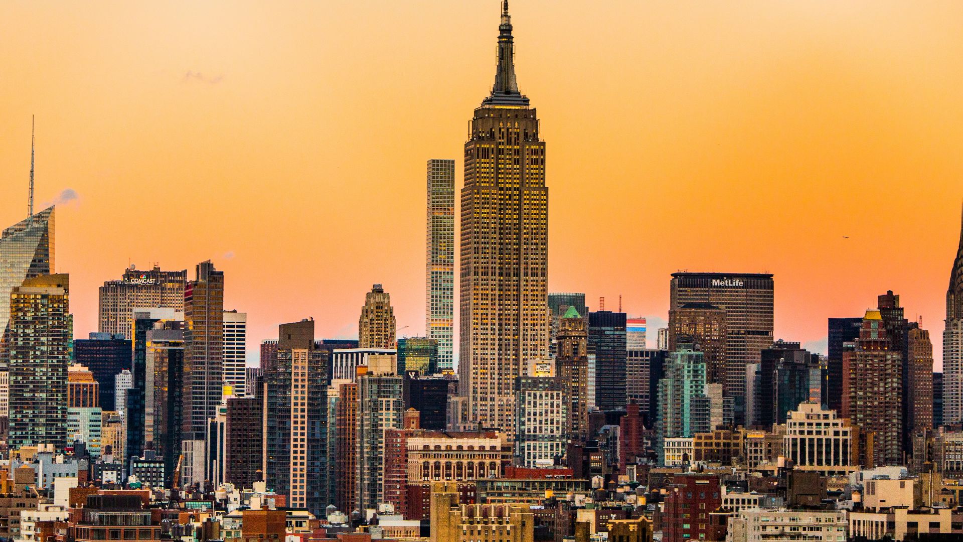 landscape photo of New York Empire State Building