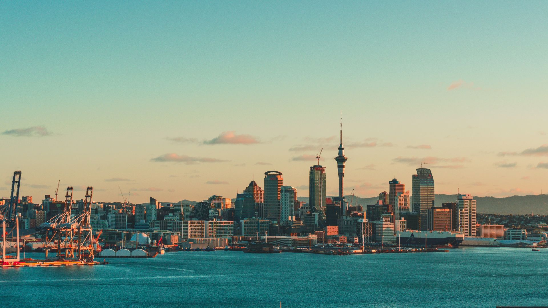 a view of a city and a body of water