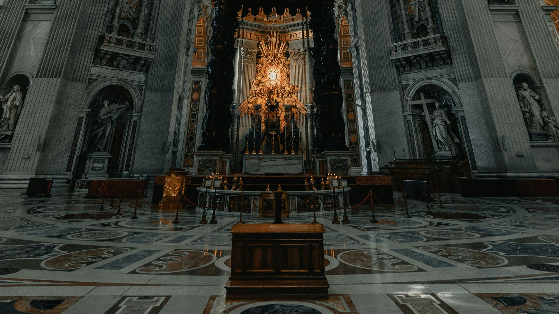 interior of dome building