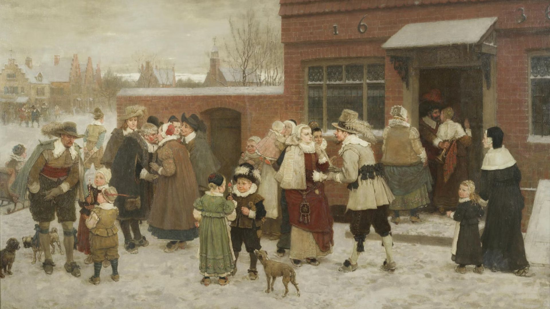 File:Party For New Year's Day In New Amsterdam 1636 by George Henry Boughton.jpg