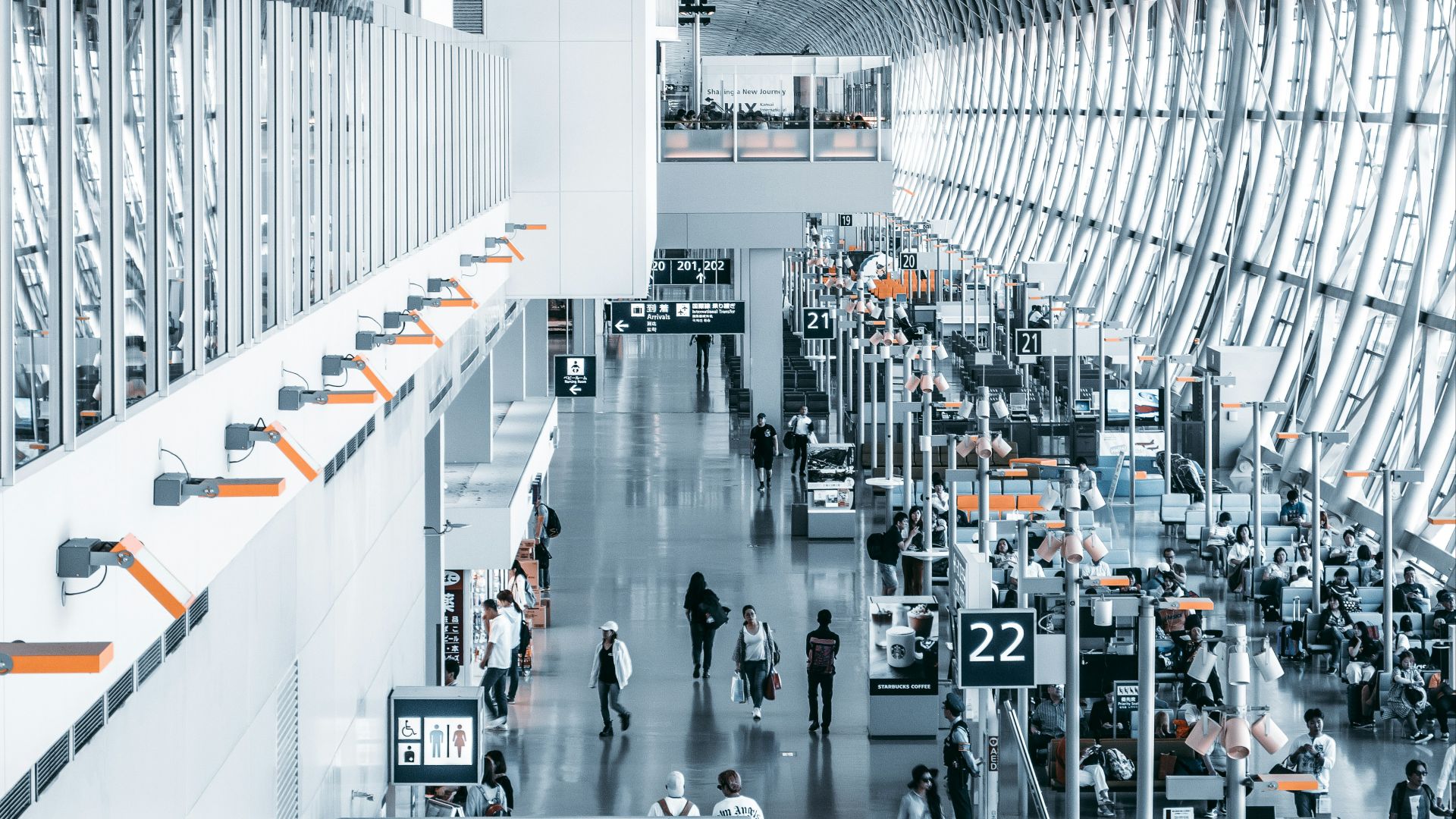 people walking inside airport station