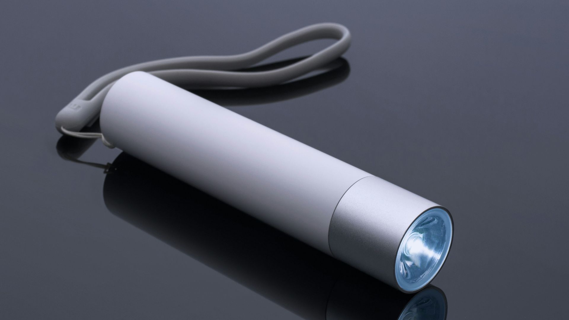 white and blue light bulb