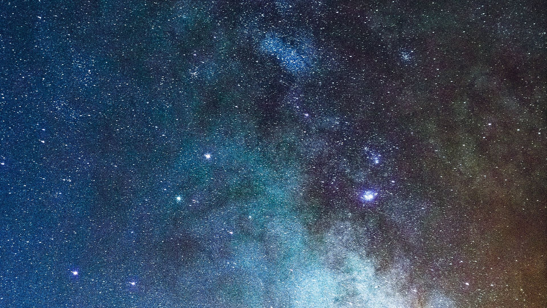 milky way during night time