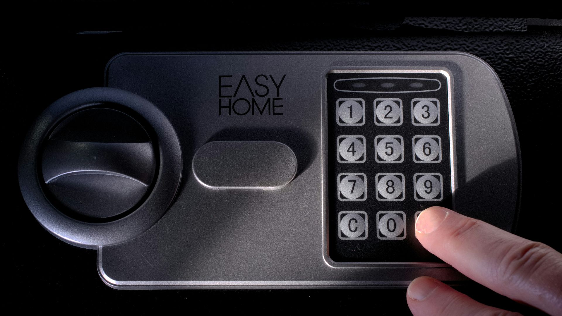 black and gray control panel