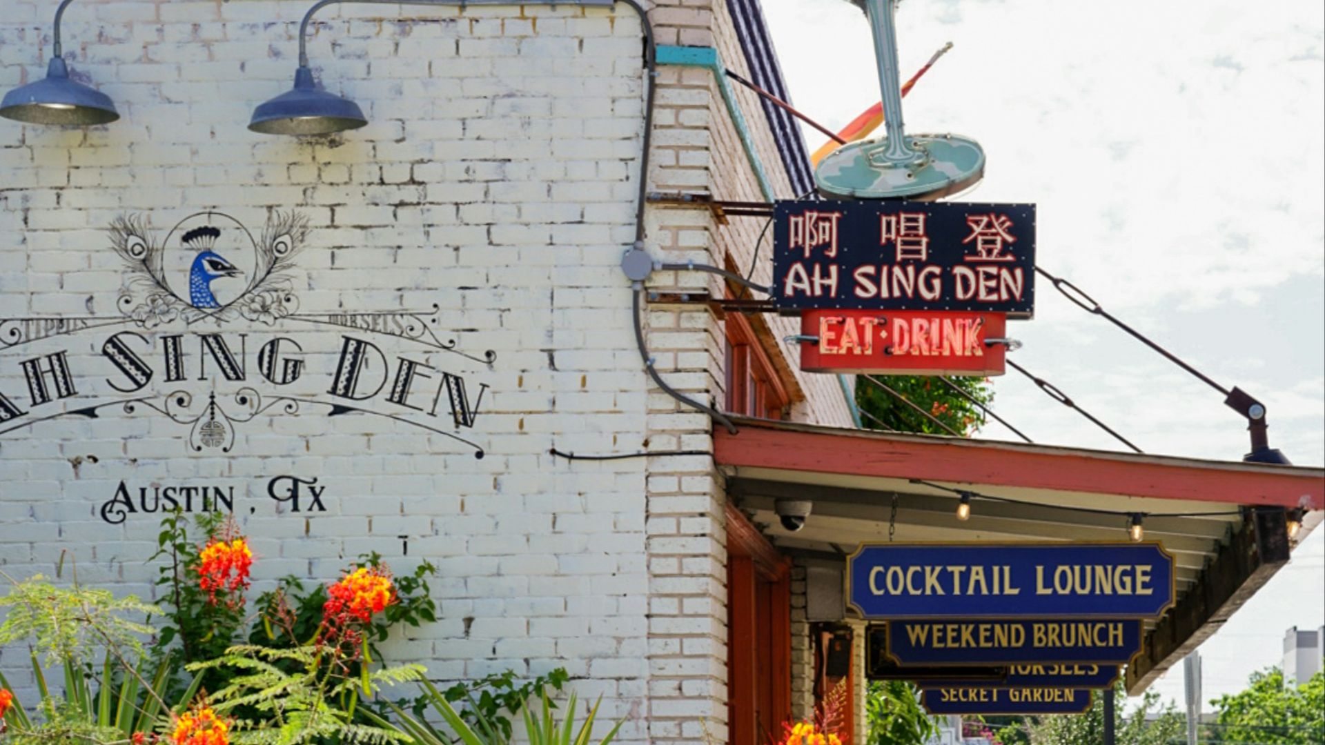 blue and gray building