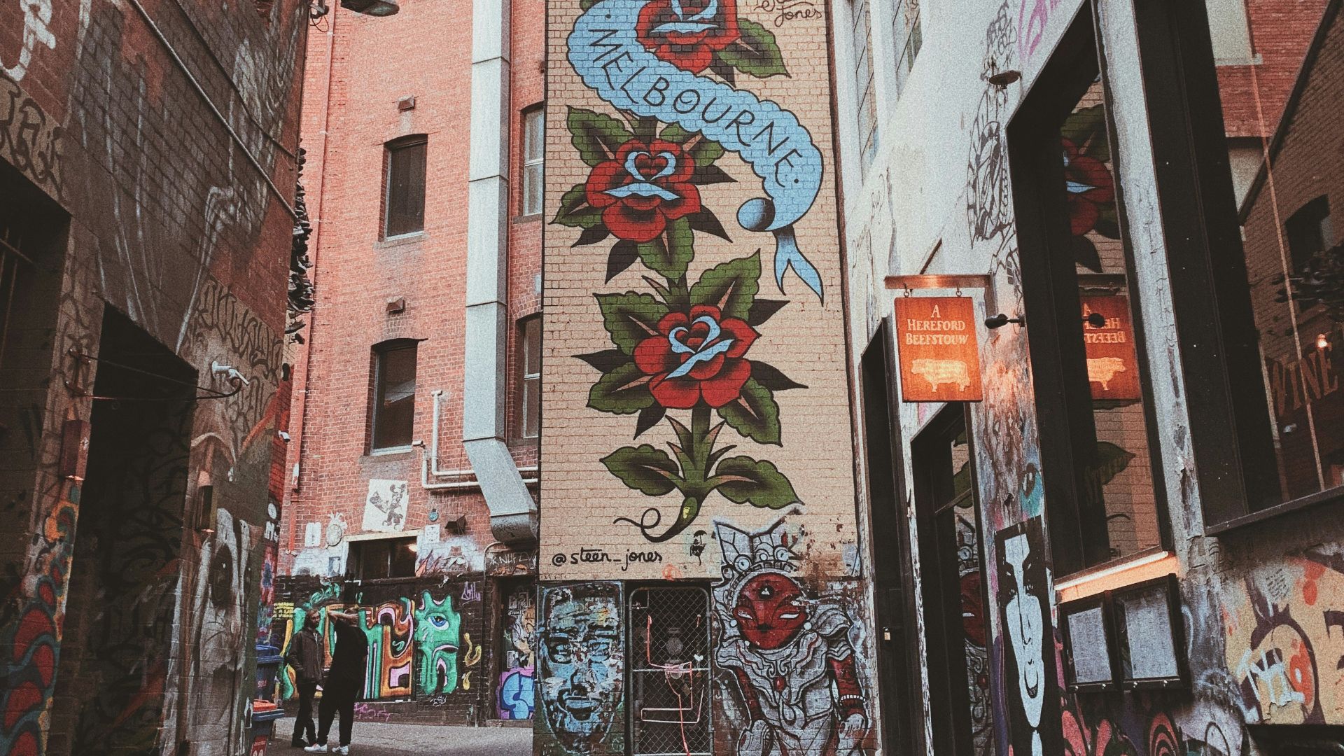 wall painting during daytime