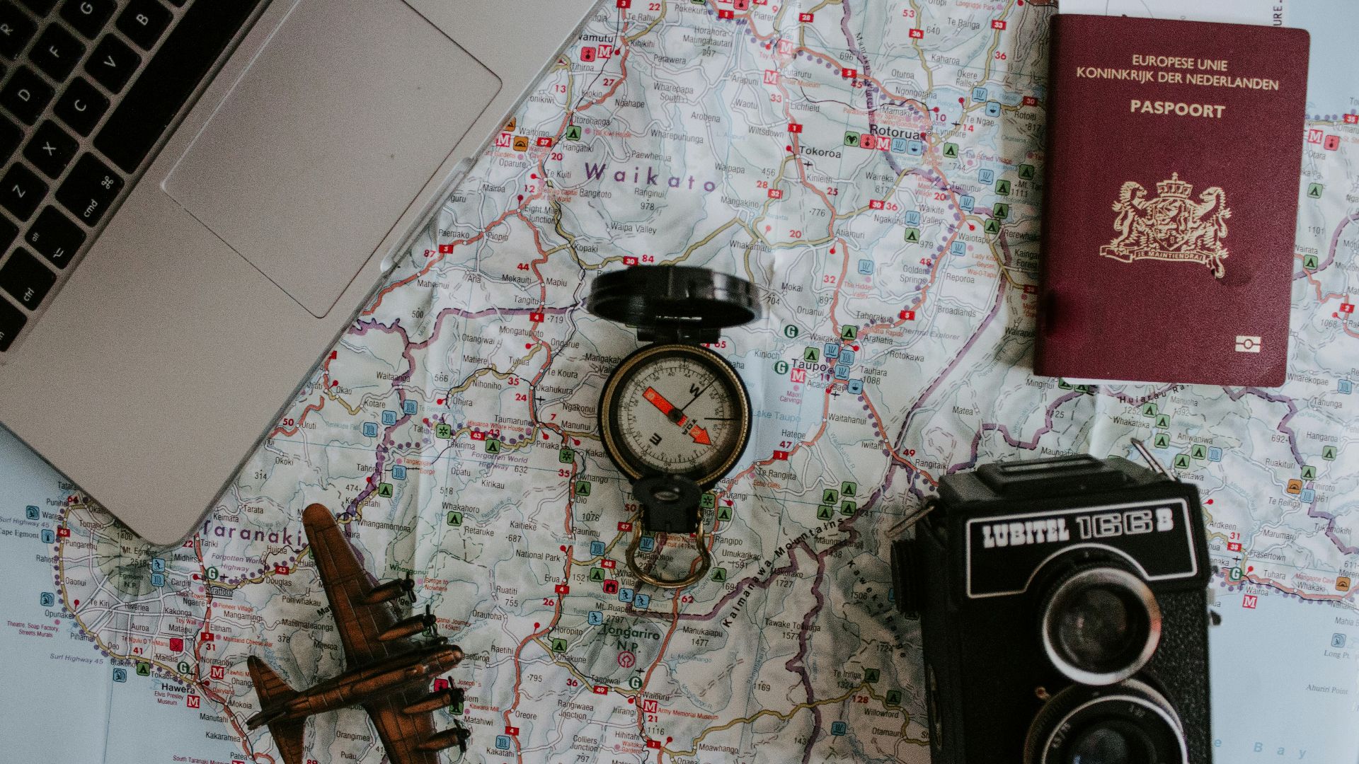 black twin-lens reflex camera