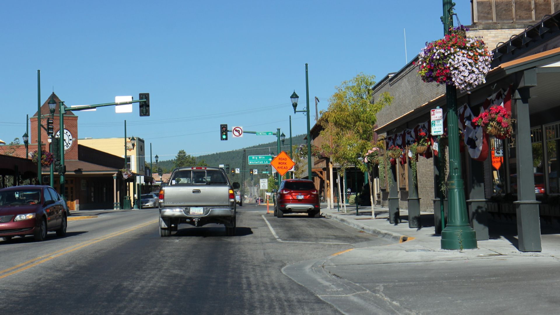 File:Whitefish Montana Downtown Looking North US93.jpg