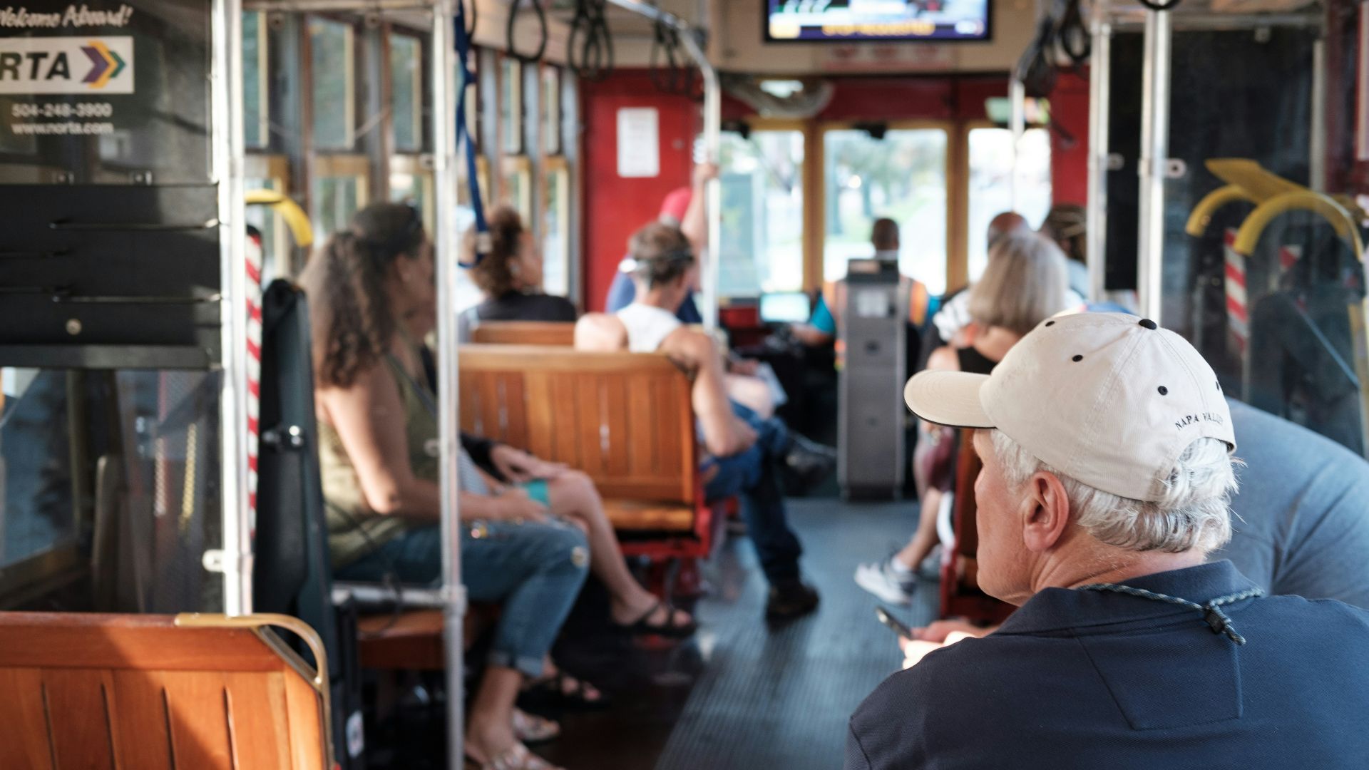 people sitting inside vehicle