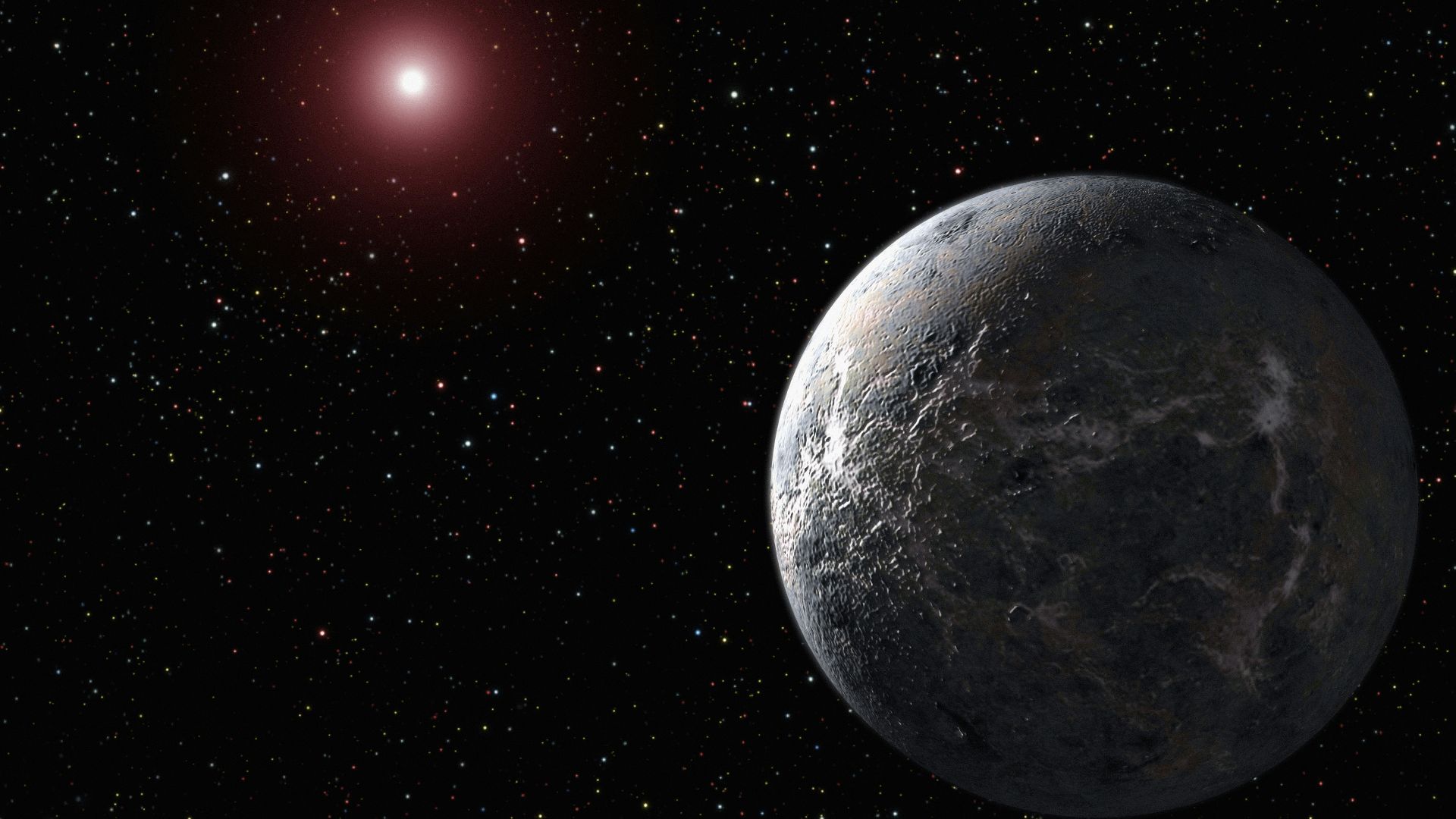 an artist's rendering of a distant object in space