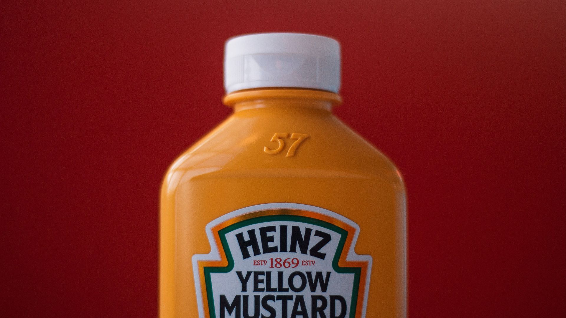 Heinz yellow mustard bottle