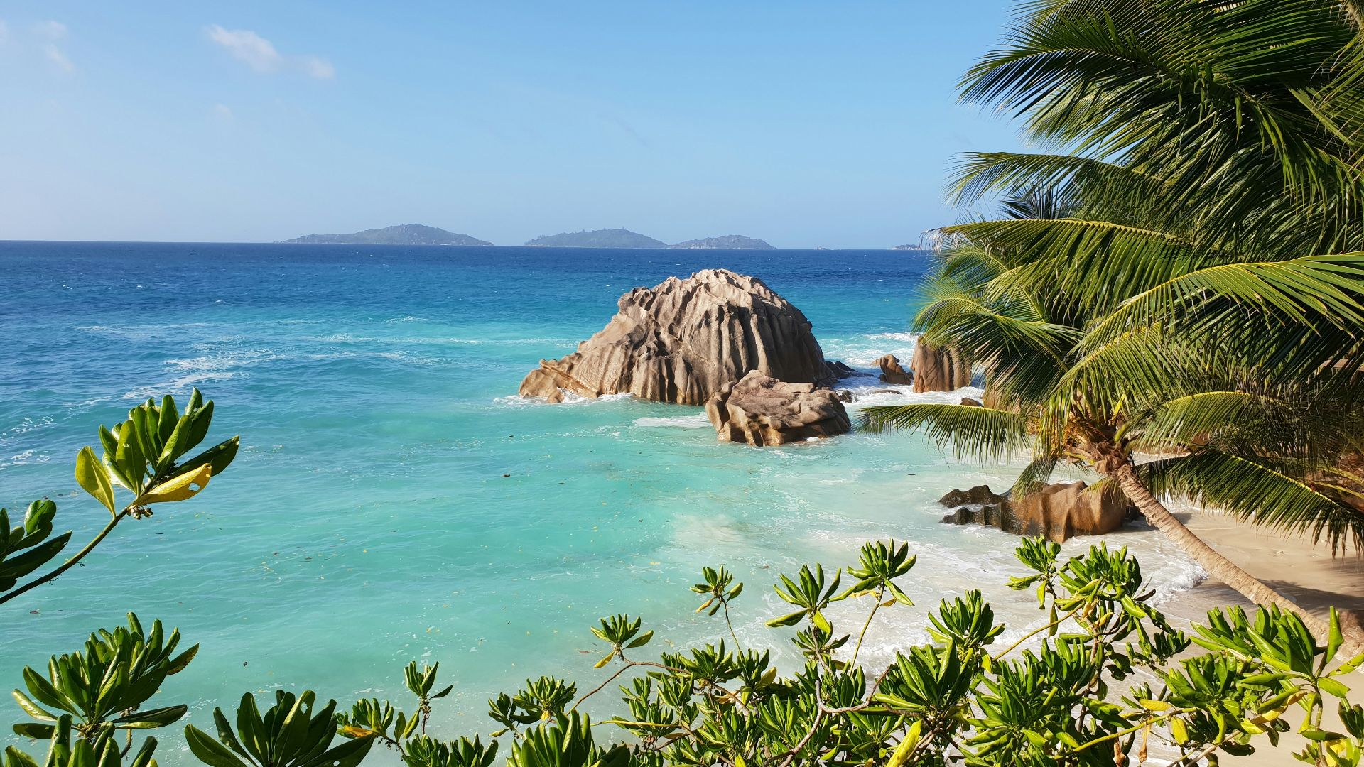 large rocks on the Island