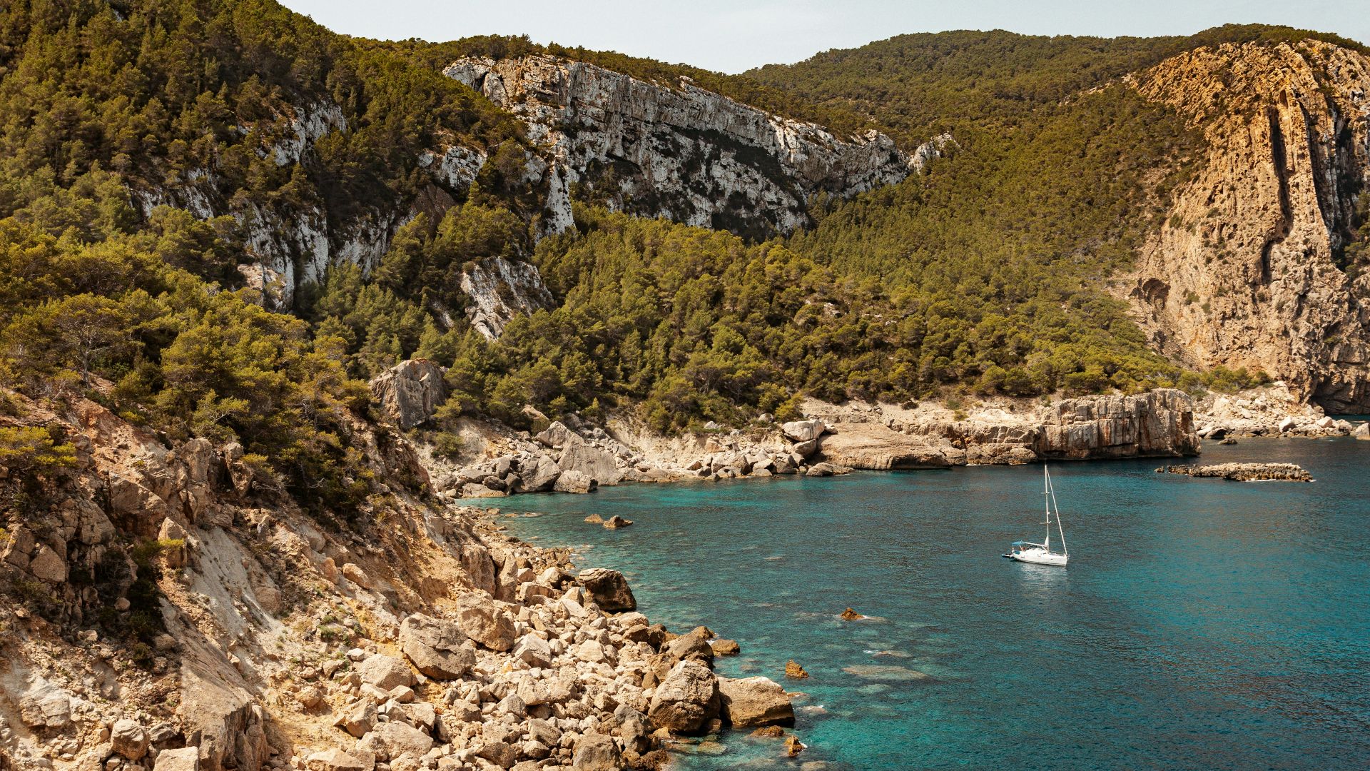 green and brown mountain beside body of water during daytime