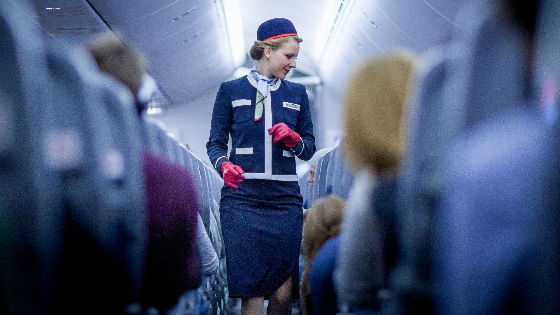 File:Norwegian flight attendant.jpg