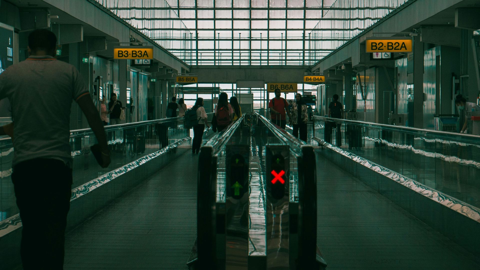 man near card terminal