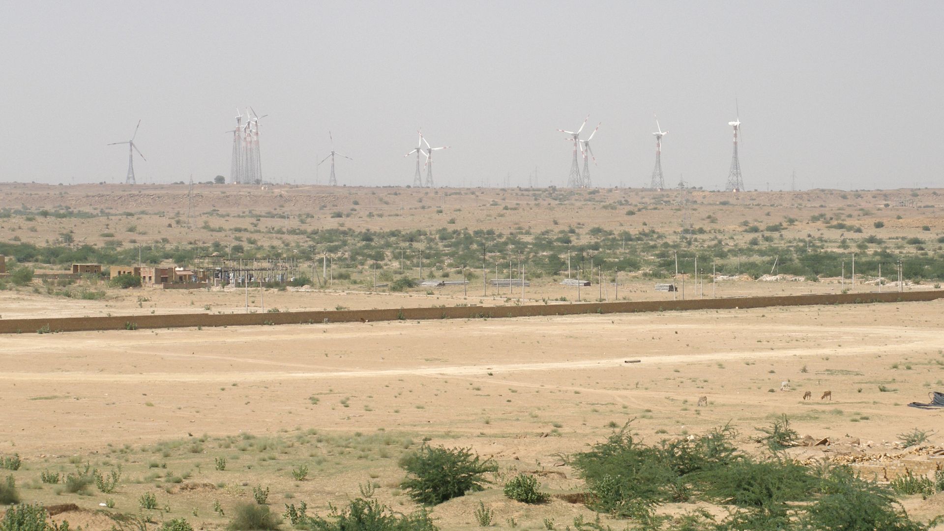 File:Thar Desert, India, Wind turbines in the desert.jpg