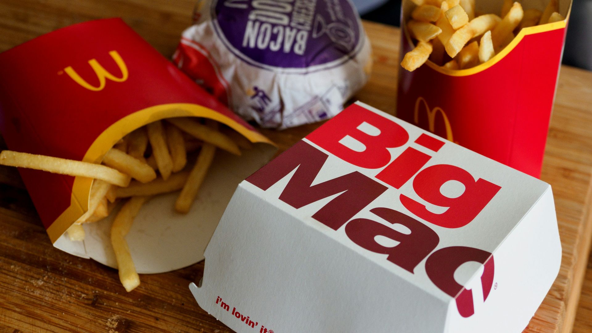 a tray of food on a table