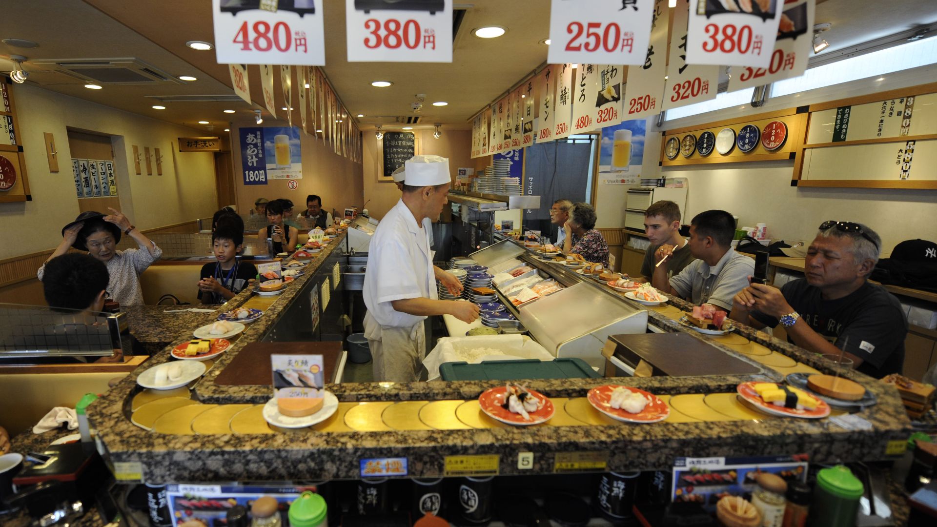File:US Navy 090813-N-0413R-250 Sailors and their families enjoy sushi while visiting the historic city of Kamakura, Japan during orientation.jpg