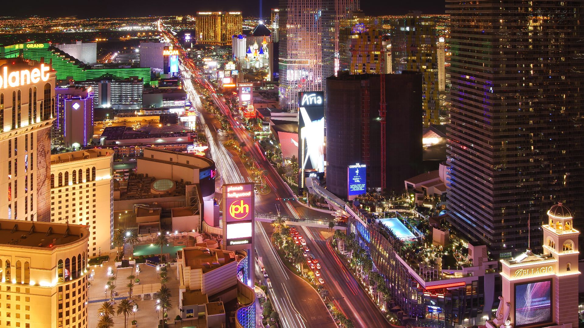 File:Las Vegas Strip lights at night.jpg
