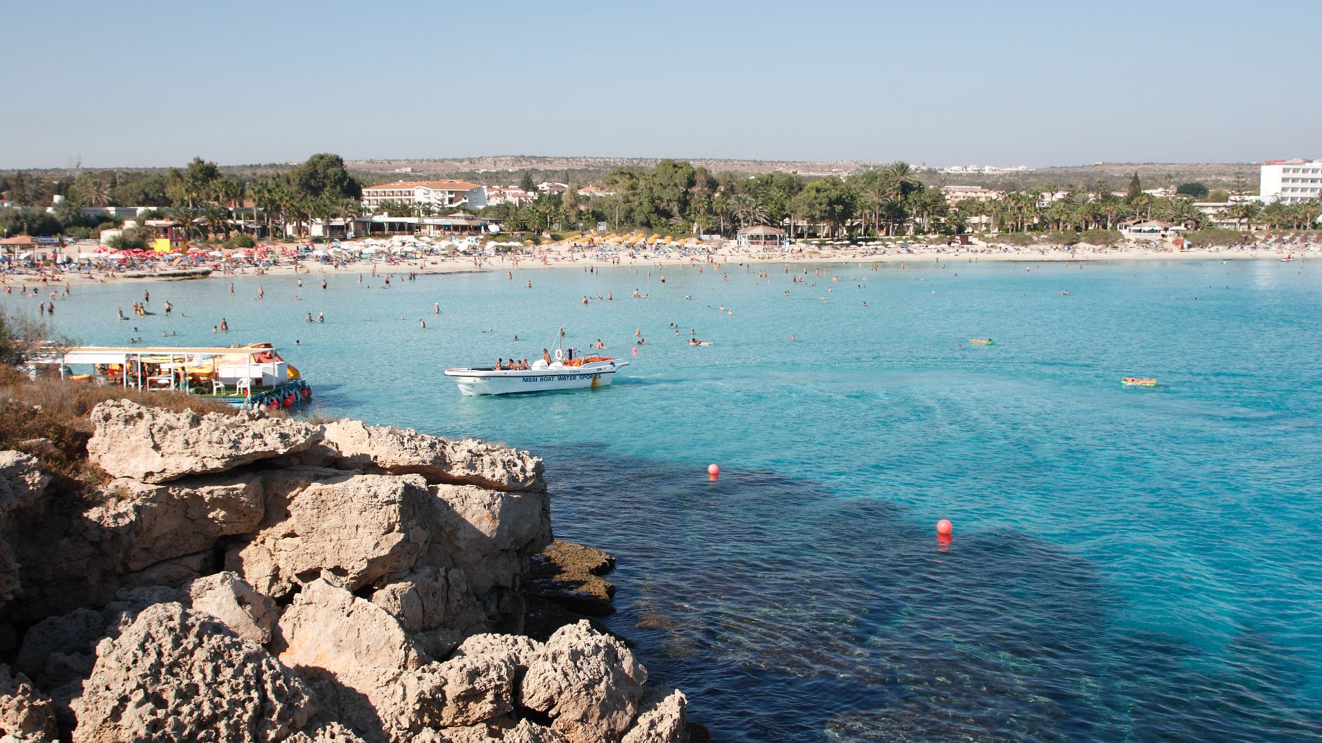 File:Nissi Beach at Ayia Napa, Cyprus - panoramio (1).jpg