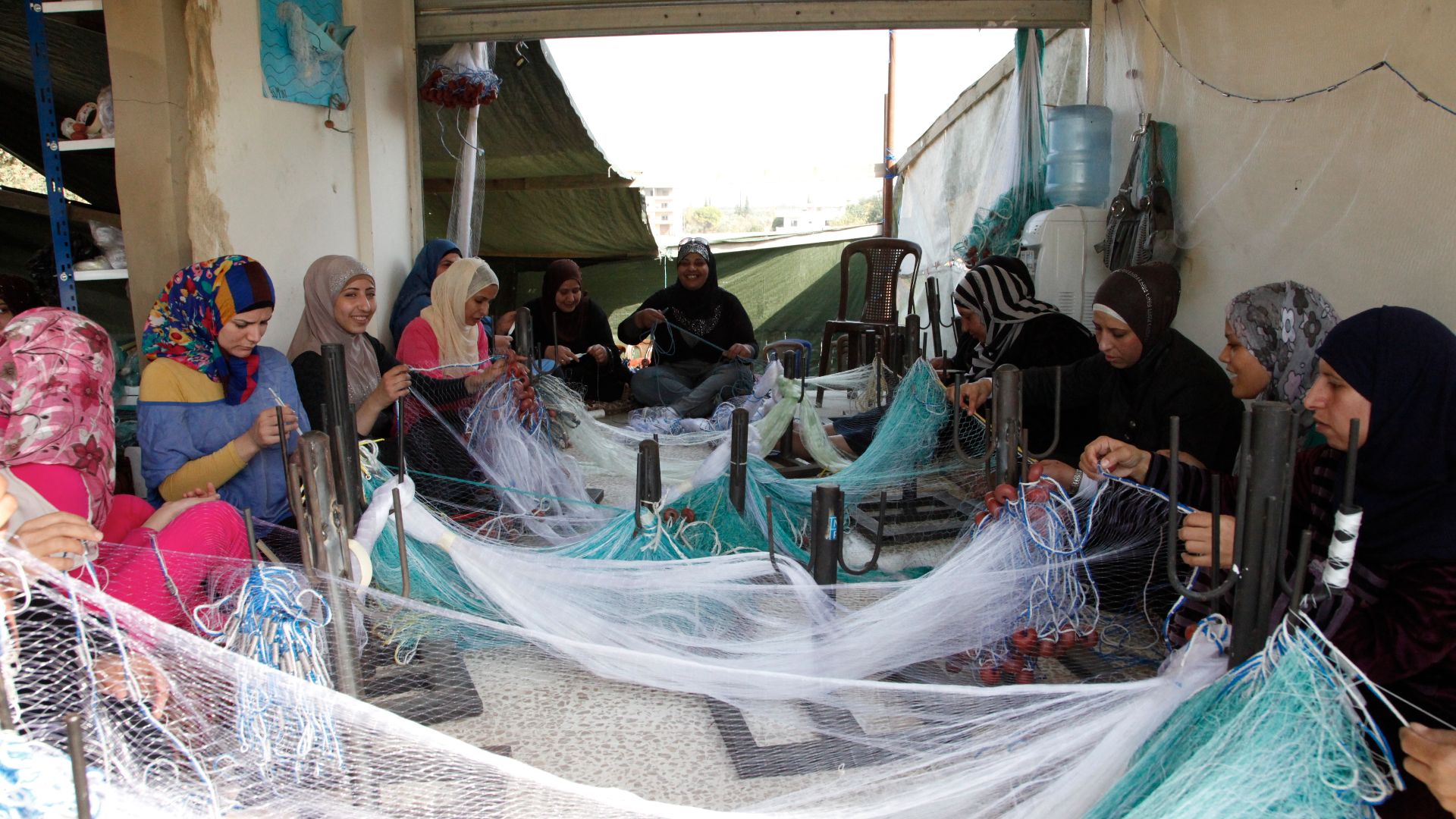File:Netting a trade and an income in northern Lebanon (11173964734).jpg