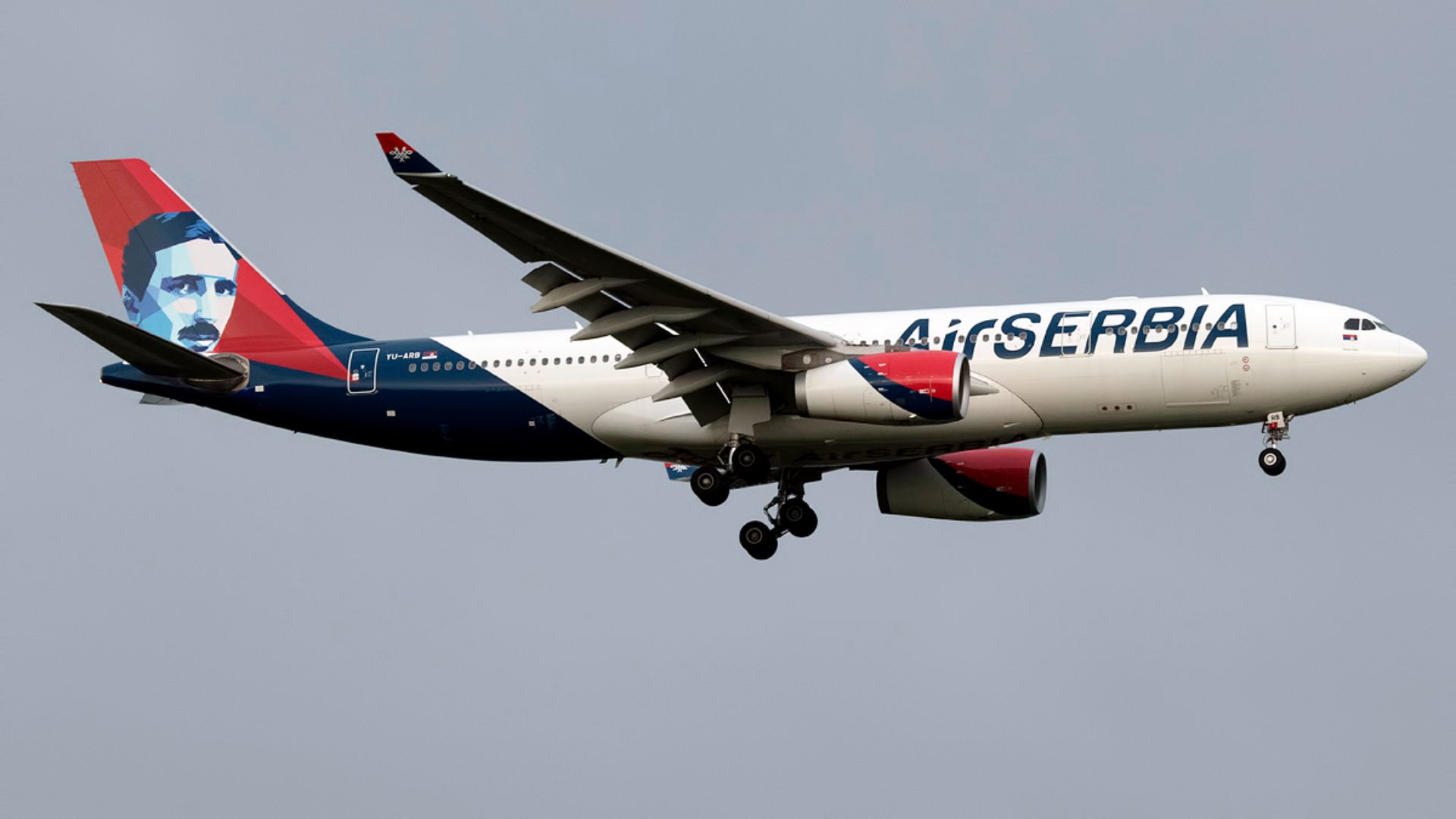 File:AirSERBIA (Nikola Tesla Livery), YU-ARB, Airbus A330-243 (51283998143).jpg