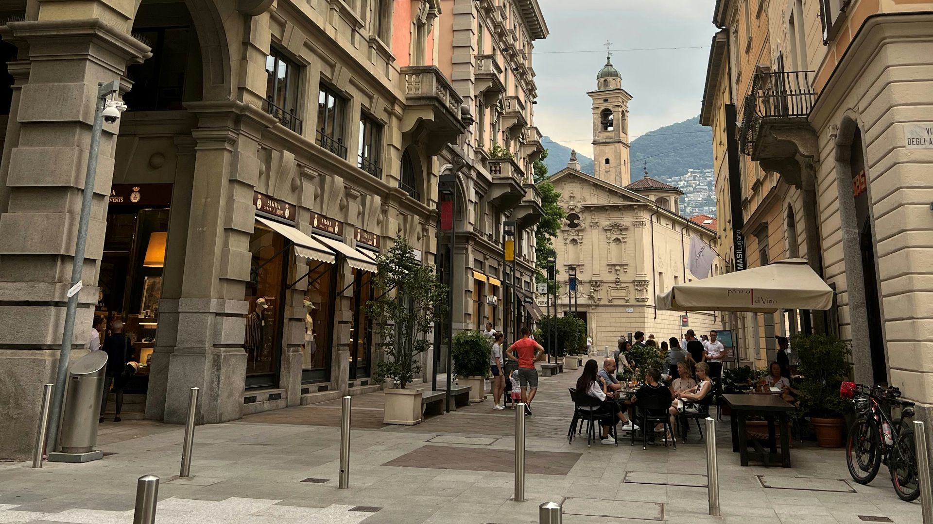 a street with buildings on both sides