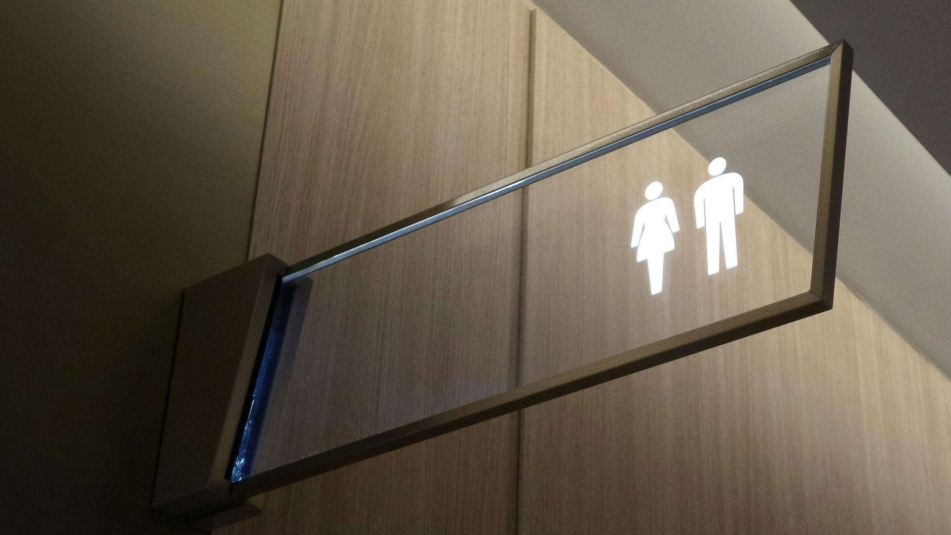 man and woman comfort room